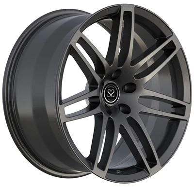 19x9.5 va 20x9.5 Audi A4 Custom 1-PC zarb qilingan jantlar Satin Gun Metall