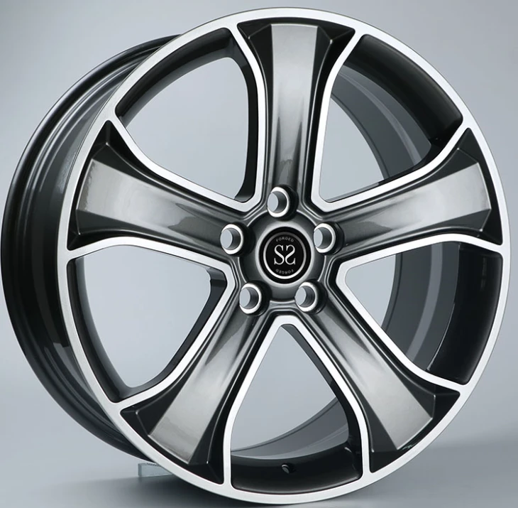 Land Rover Discovery TUV uchun 6061-T6 dan tayyorlangan 5x{1}}tasvirli 22 ta avtomobil jantlari