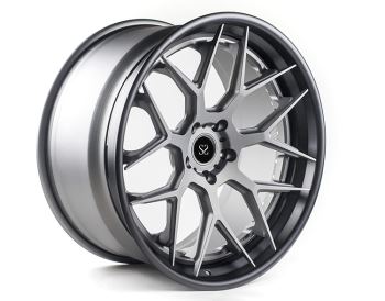 20 dyuymli Rush 2-Kompyuter zarb qilingan avtomobil jantlari 5x114,3 bilan Lexus IS TUV uchun maxsus murvat namunasi 5x114,3