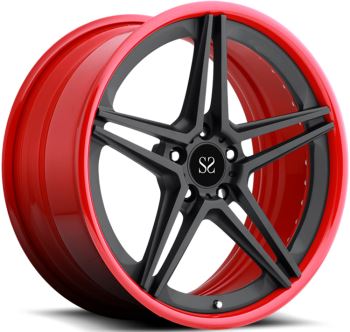 20x9|21x12.5 2-Ferrari 458 Speciale 5x114.3 uchun PC staggered soxta g'ildiraklar