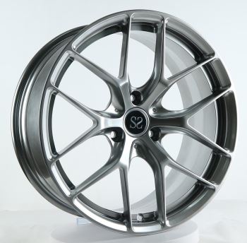 Smart uchun Hyper Silver Monoblok zarb qilingan jantlar
