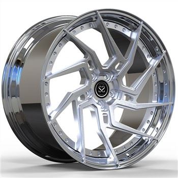20 X 8.5 dovdirab|Cadillac C TS-V uchun 5 X 114.3 120 115 PCD bo'lgan 20 X 10.5 Polsha maxsus 2 qismli zarb qotishma g'ildiraklari.
